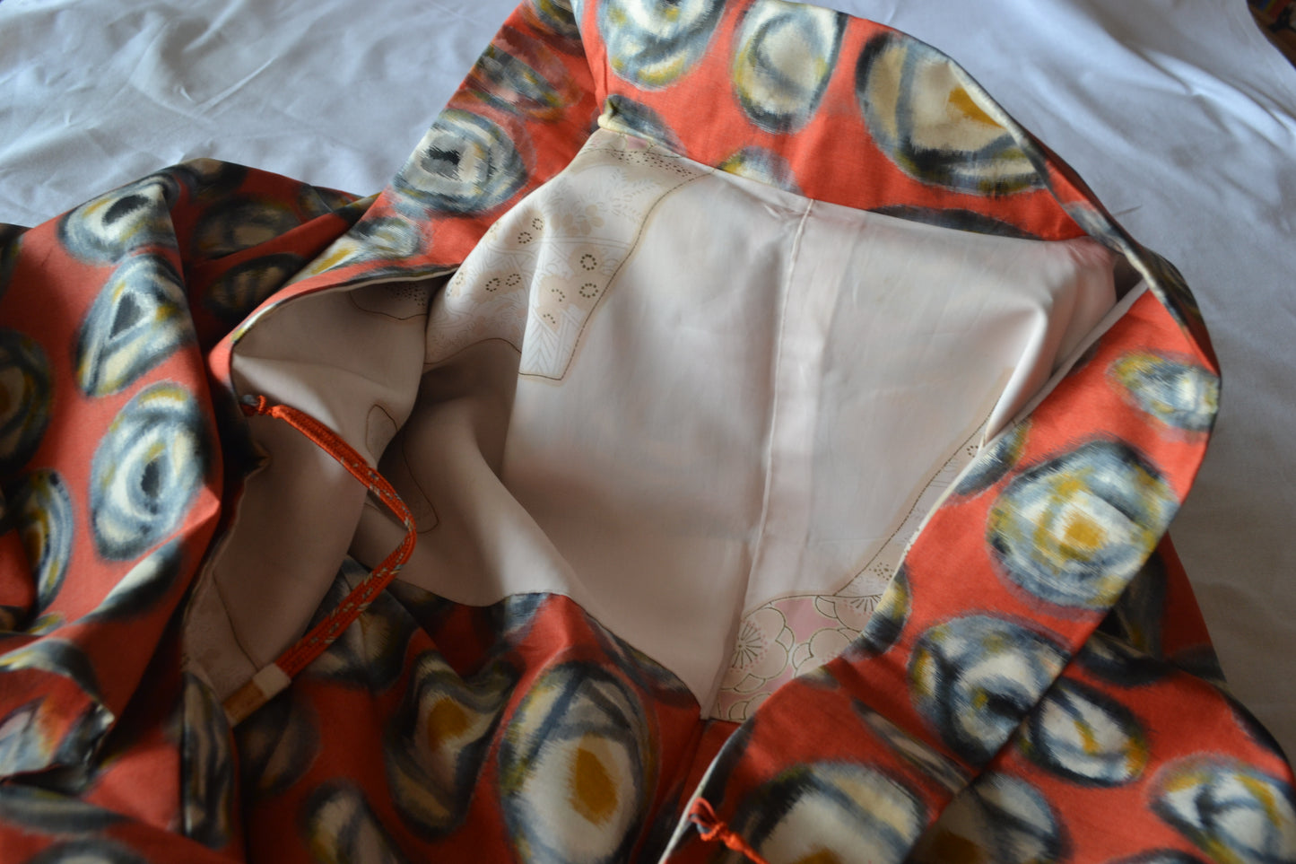 Haori Femme Vintage €89.50 - fleur, rouge - 0010