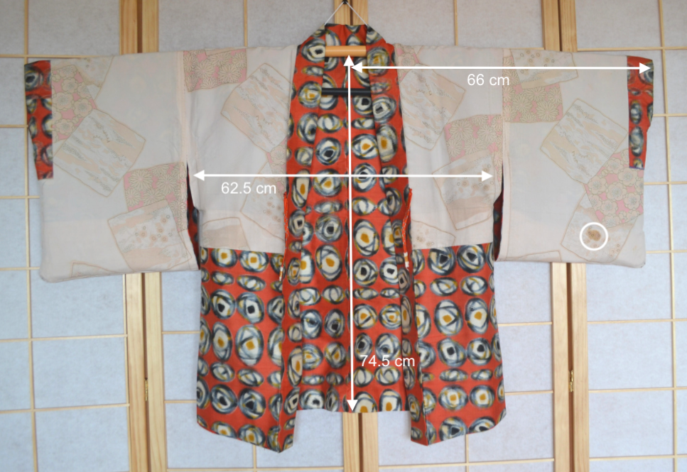 Haori Femme Vintage €89.50 - fleur, rouge - 0010