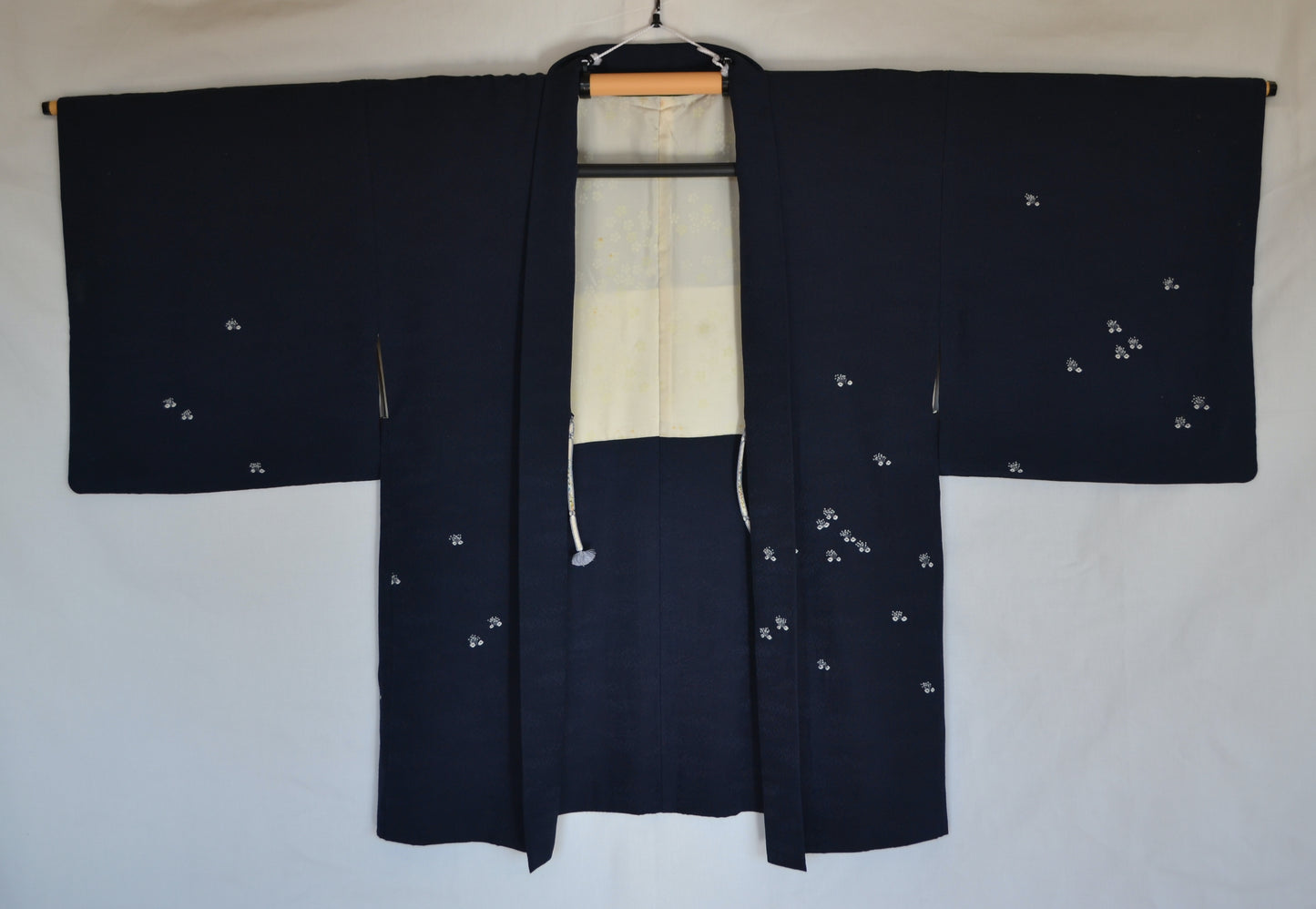 Haori Femme Vintage €89.50 - tissu d'été, bleu marine - 0001