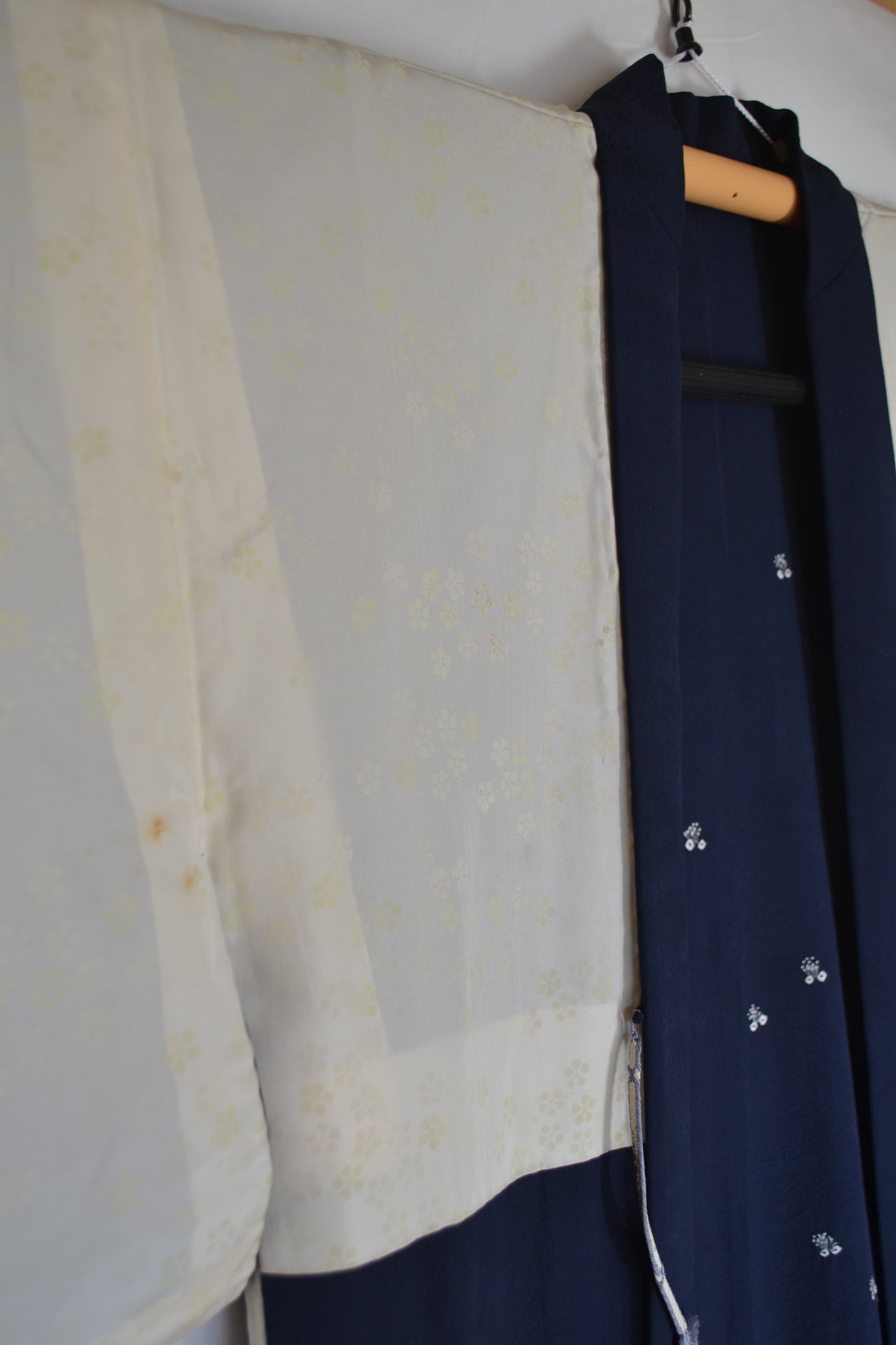Haori Femme Vintage €89.50 - tissu d'été, bleu marine - 0001