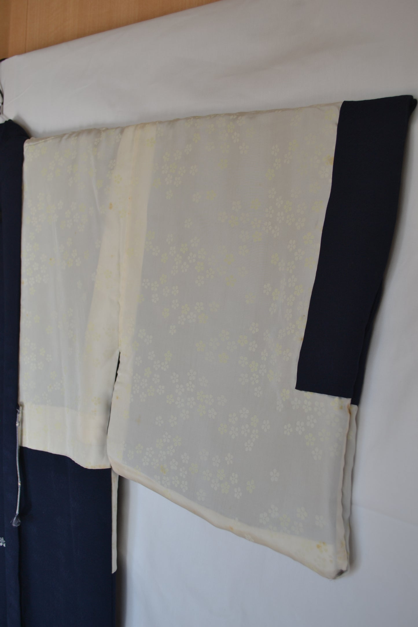 Haori Femme Vintage €89.50 - tissu d'été, bleu marine - 0001