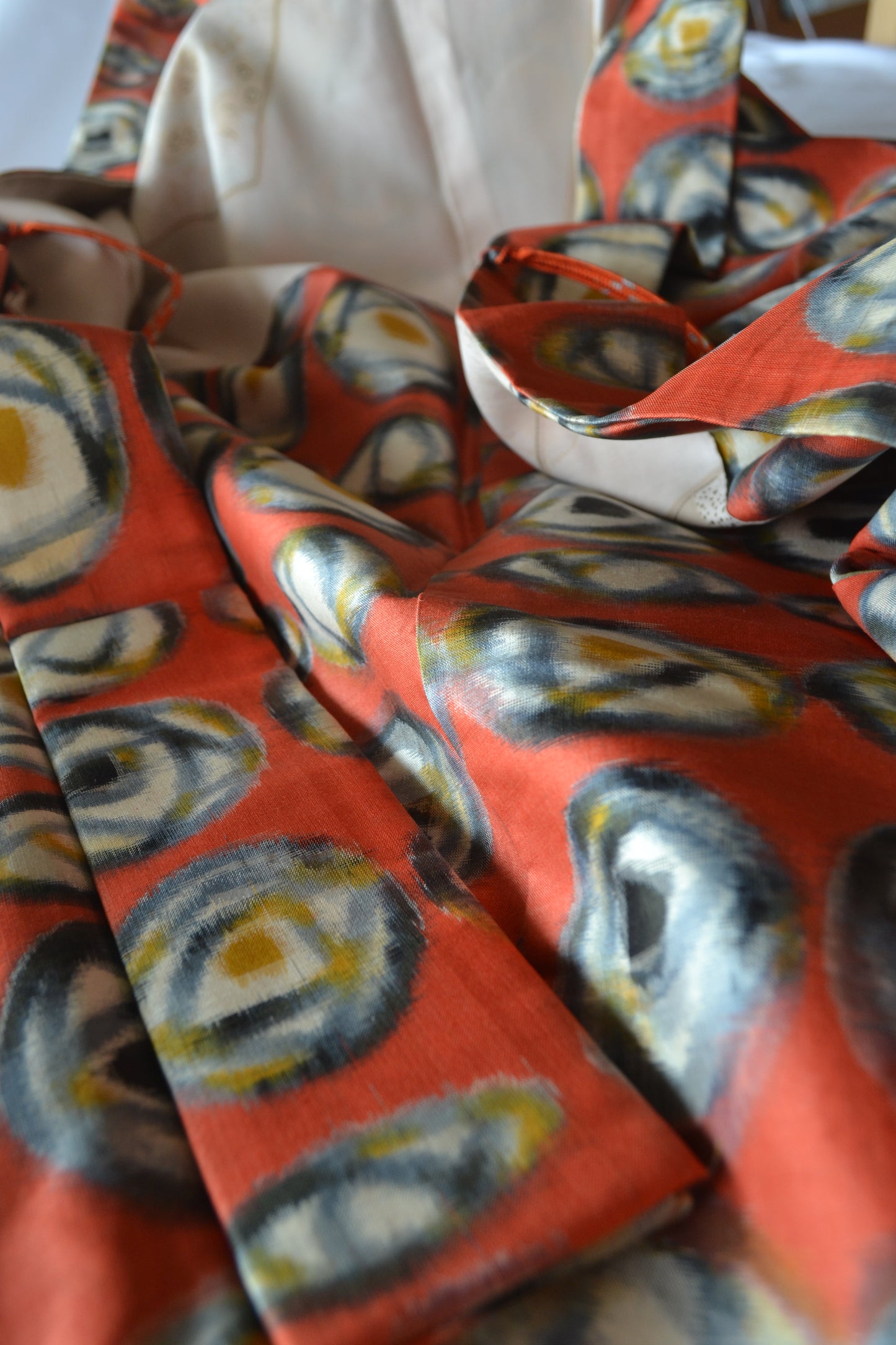 Haori Femme Vintage €89.50 - fleur, rouge - 0010