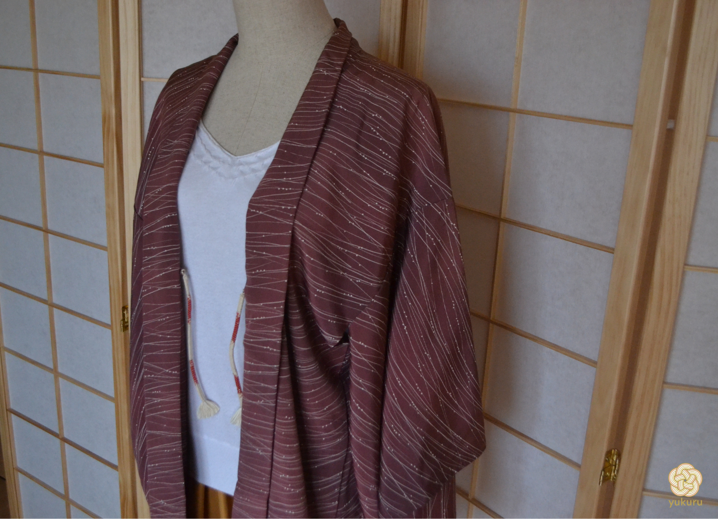 Haori Femme Vintage €76.90 - matsuba, bordeaux - 0019