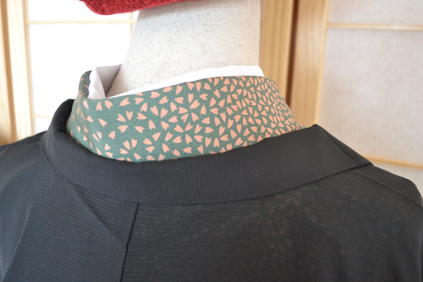 Haori Femme Vintage(tissu d'été) €95.80 - haori d'été, noir - 0014