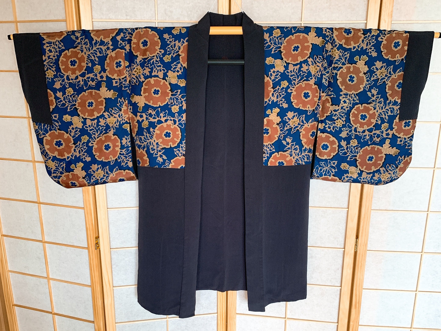 Haori Femme Vintage €109.50 - plaine, gris foncé - 0012