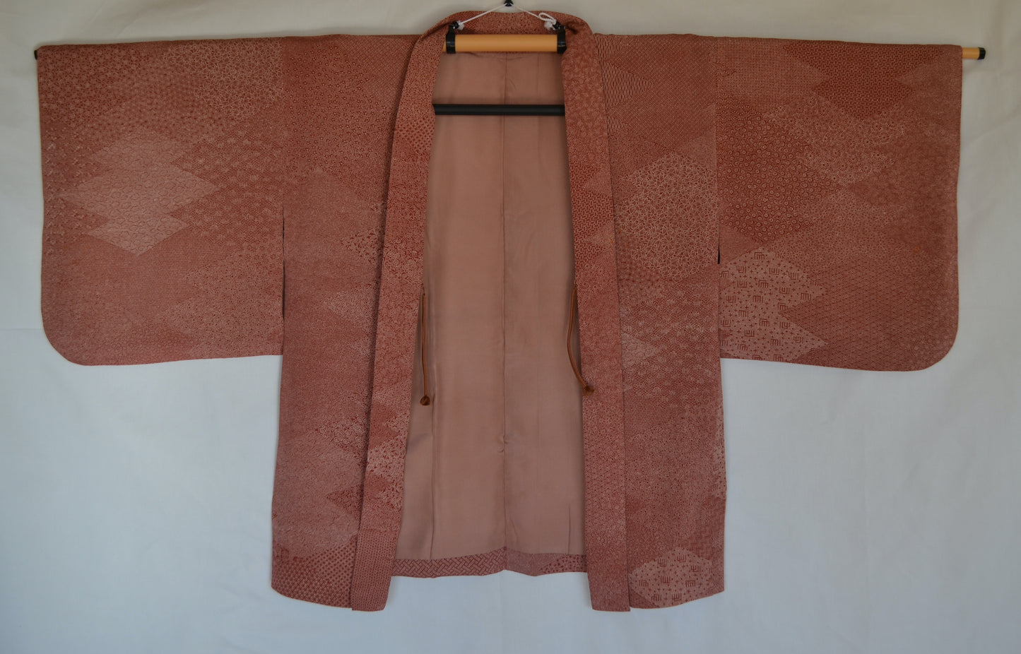 Haori Femme Vintage €94.50 - edo-komon, rouge - 0008