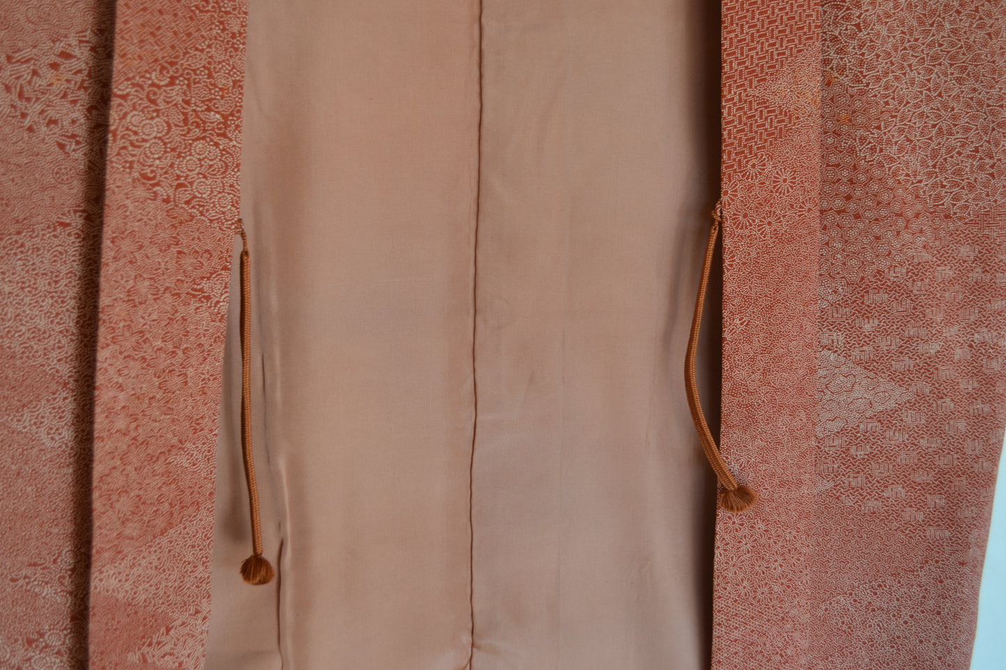 Haori Femme Vintage €94.50 - edo-komon, rouge - 0008