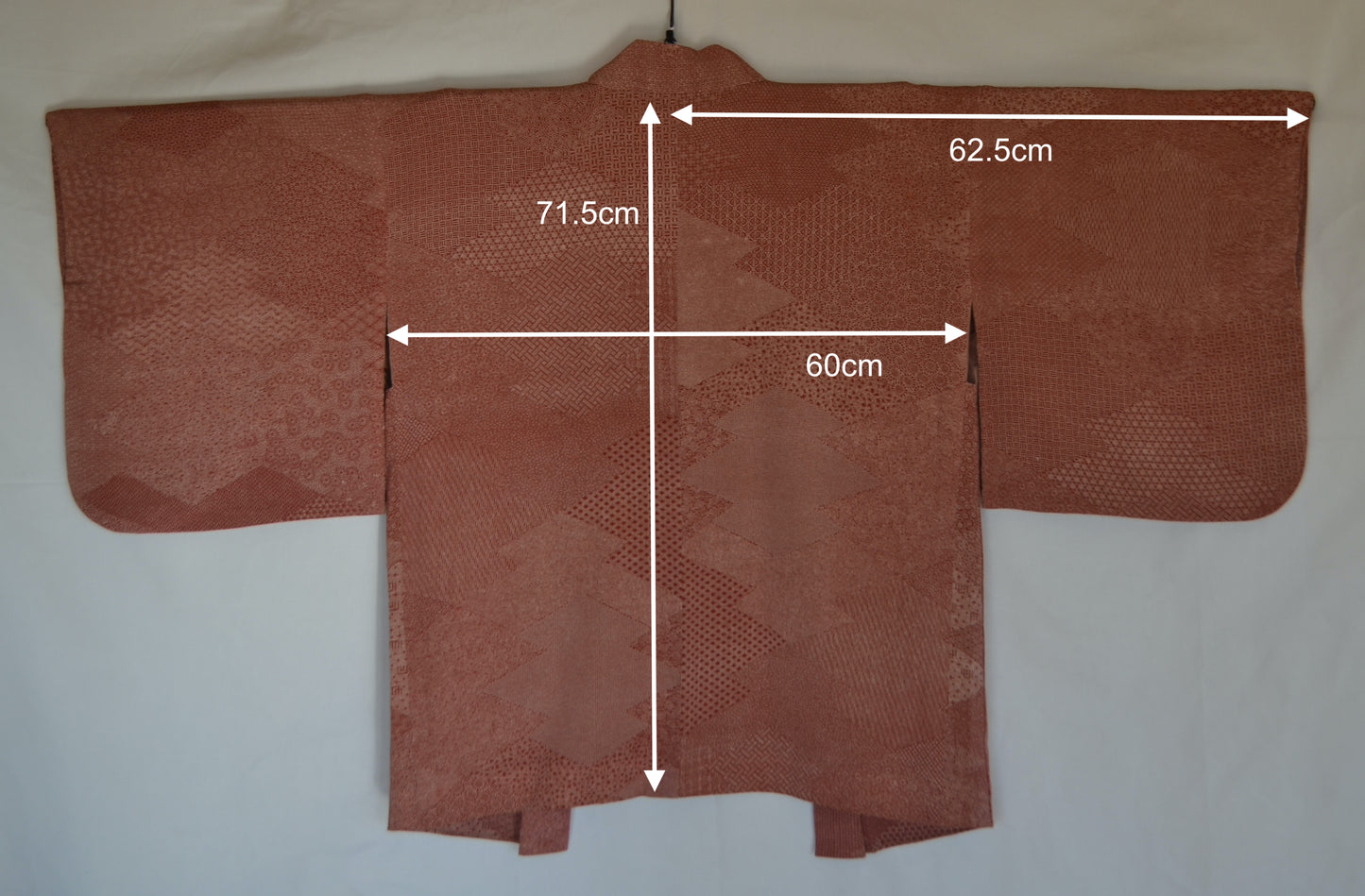 Haori Femme Vintage €94.50 - edo-komon, rouge - 0008