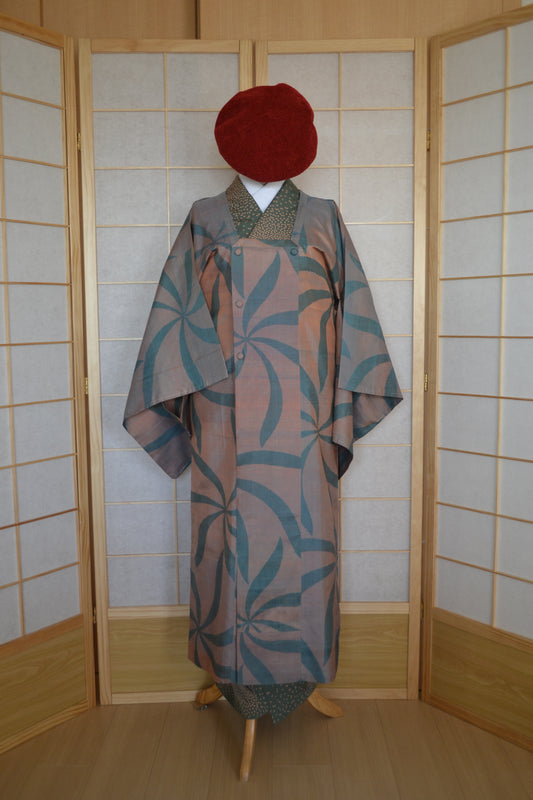Michiyuki Coat Femme Vintage €119.50 - meisen(tsumugi), rose - 0009
