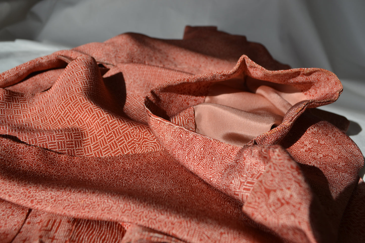 Haori Femme Vintage €94.50 - edo-komon, rouge - 0008