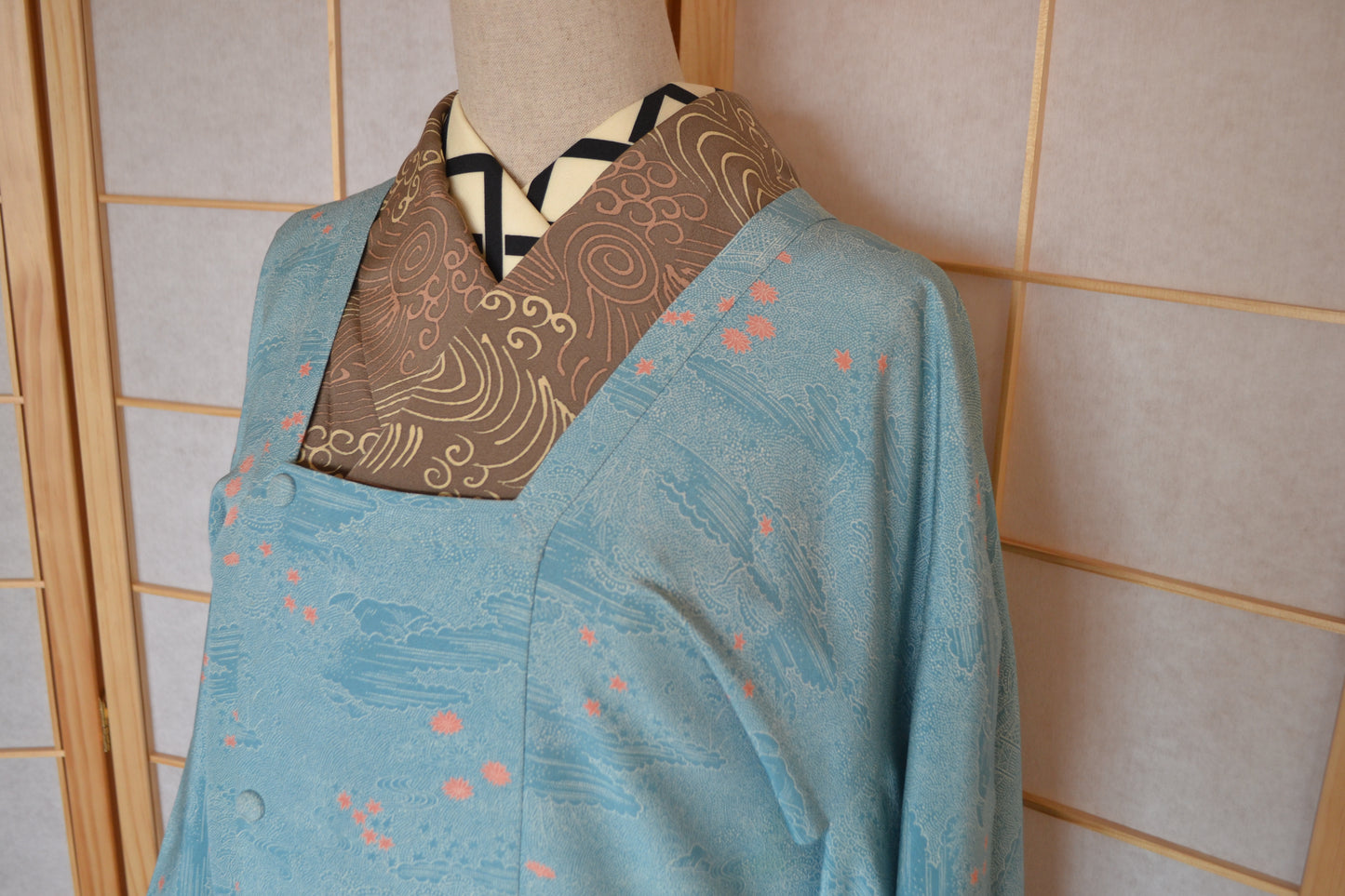 Michiyuki Coat Femme Vintage €84.50 - Chayatsuji, bleu no.0002