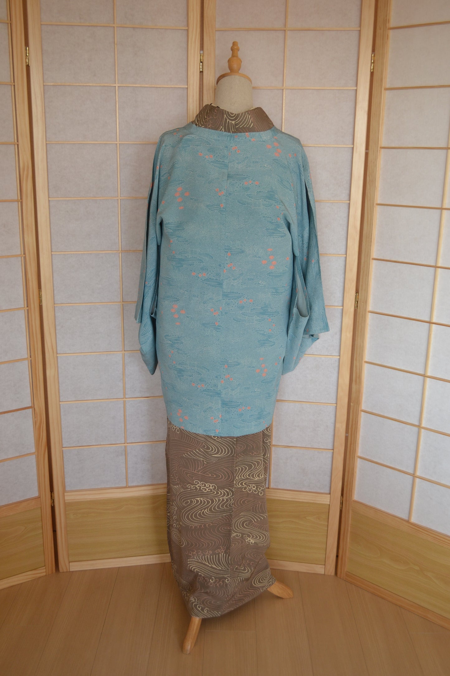 Michiyuki Coat Femme Vintage €84.50 - Chayatsuji, bleu no.0002