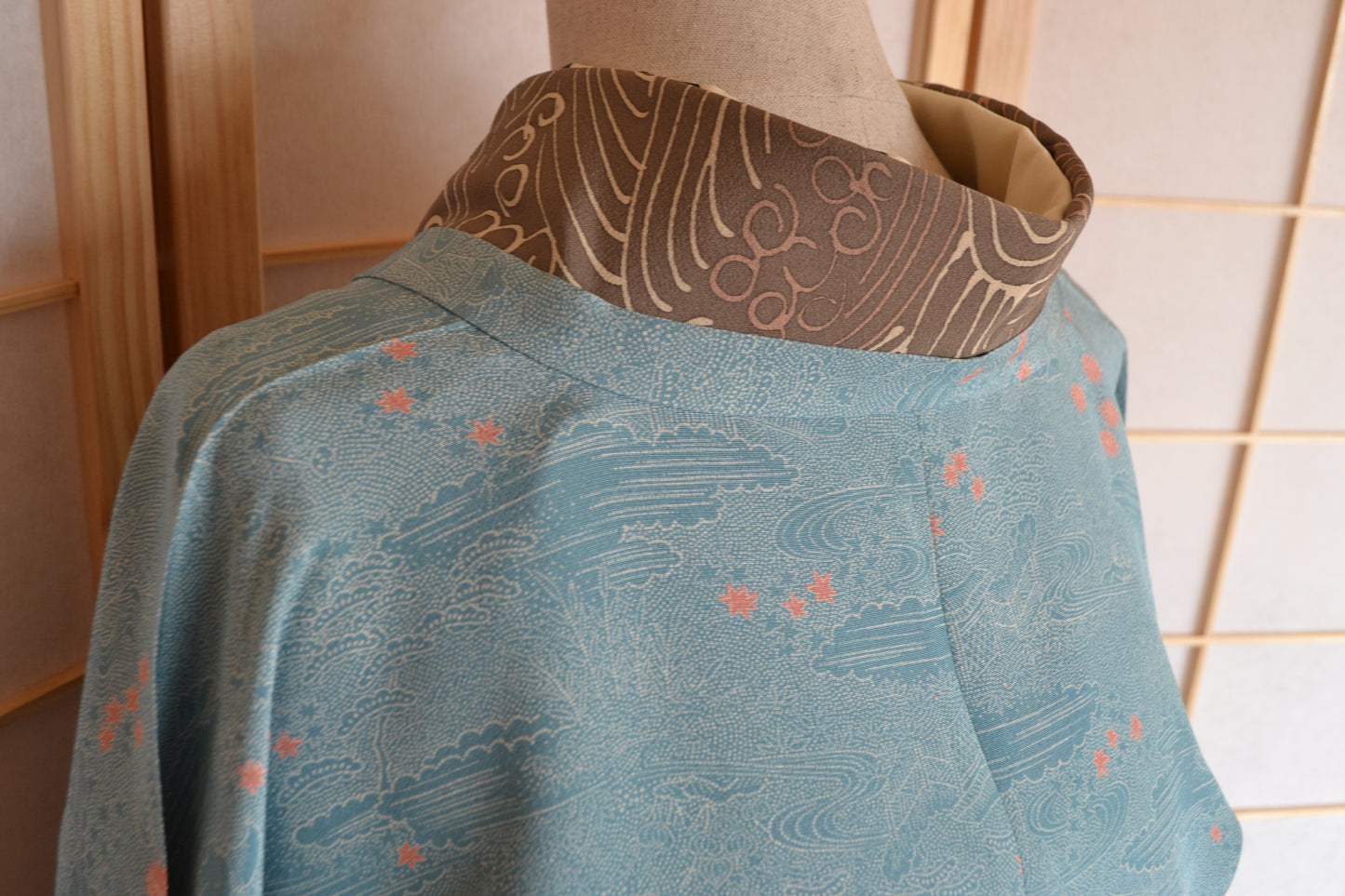 Michiyuki Coat Femme Vintage €84.50 - Chayatsuji, bleu no.0002